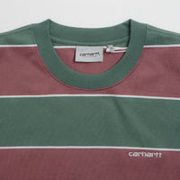 Carhartt Quinby T-Shirt - Quinby Stripe / Silver Pine thumbnail