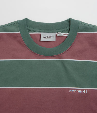 Carhartt Quinby T-Shirt - Quinby Stripe / Silver Pine