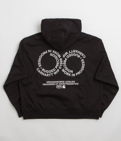 Carhartt Rotation Hoodie - Black / White