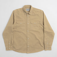 Carhartt Santa Fe Shirt - Dusty Hamilton Brown thumbnail