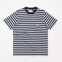 Carhartt Scotty Pocket T-Shirt - Scotty Stripe / Atom Blue / Icarus thumbnail