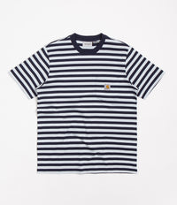 Carhartt Scotty Pocket T-Shirt - Scotty Stripe / Atom Blue / Icarus