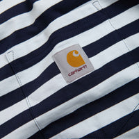 Carhartt Scotty Pocket T-Shirt - Scotty Stripe / Atom Blue / Icarus thumbnail