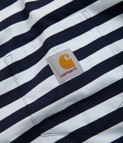 Carhartt Scotty Pocket T-Shirt - Scotty Stripe / Atom Blue / Icarus