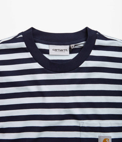 Carhartt Scotty Pocket T-Shirt - Scotty Stripe / Atom Blue / Icarus