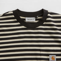 Carhartt Seidler Pocket T-Shirt - Seidler Stripe / Salt / Black thumbnail