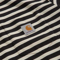 Carhartt Seidler Pocket T-Shirt - Seidler Stripe / Salt / Black thumbnail