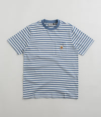 Carhartt Seidler Pocket T-Shirt - Sorrent / White