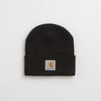 Carhartt Short Watch Hat Beanie - Black thumbnail