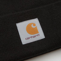 Carhartt Short Watch Hat Beanie - Black thumbnail