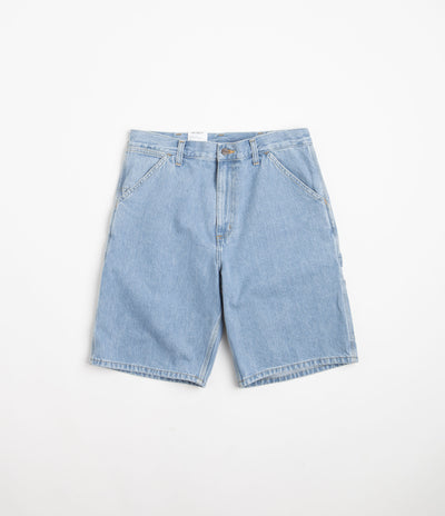 Carhartt Single Knee Shorts - Stone Bleached Blue