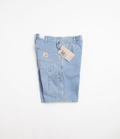 Carhartt Single Knee Shorts - Stone Bleached Blue