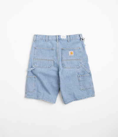 Carhartt Single Knee Shorts - Stone Bleached Blue