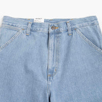 Carhartt Single Knee Shorts - Stone Bleached Blue thumbnail