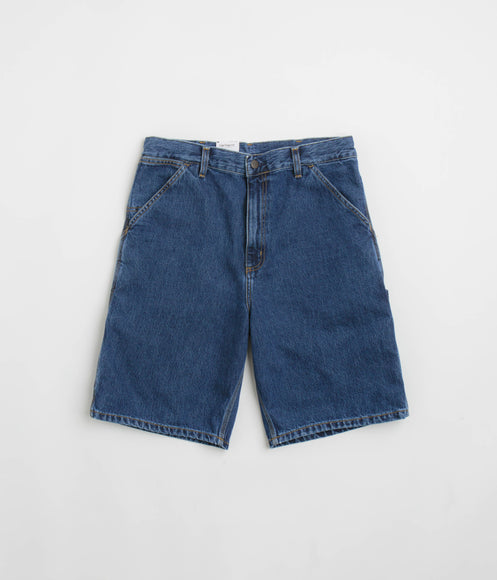 Carhartt Single Knee Shorts - Stone Washed Blue