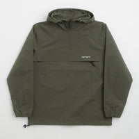 Carhartt Summer Windbreaker Pullover Jacket - Turtle / White thumbnail