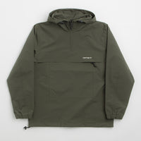 Carhartt Summer Windbreaker Pullover Jacket - Turtle / White thumbnail