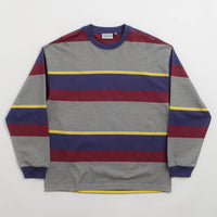 Carhartt Sundling Long Sleeve T-Shirt - Sundling Stripe / Aura thumbnail