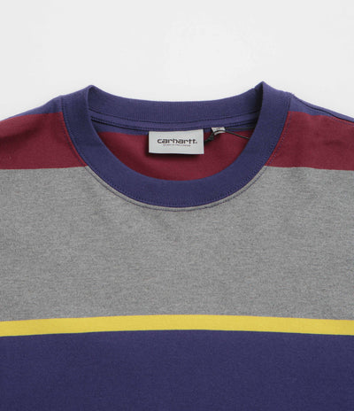 Carhartt Sundling Long Sleeve T-Shirt - Sundling Stripe / Aura