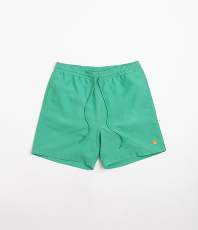 Carhartt Swim Trunks - Aqua Green / Gold