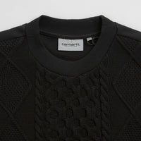 Carhartt Tridon Crewneck Sweatshirt - Black thumbnail