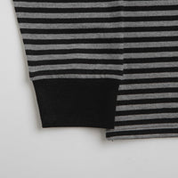 Carhartt Verner Pocket Long Sleeve T-Shirt - Verner Stripe / Black / Dark Grey Heather thumbnail