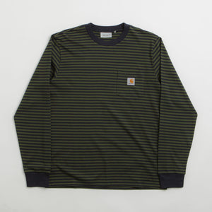 Verner Stripe / Dark Navy / Office Green