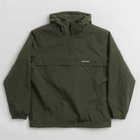 Carhartt Windbreaker Pullover Jacket - Office Green / White thumbnail