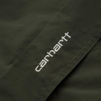 Carhartt Windbreaker Pullover Jacket - Office Green / White thumbnail