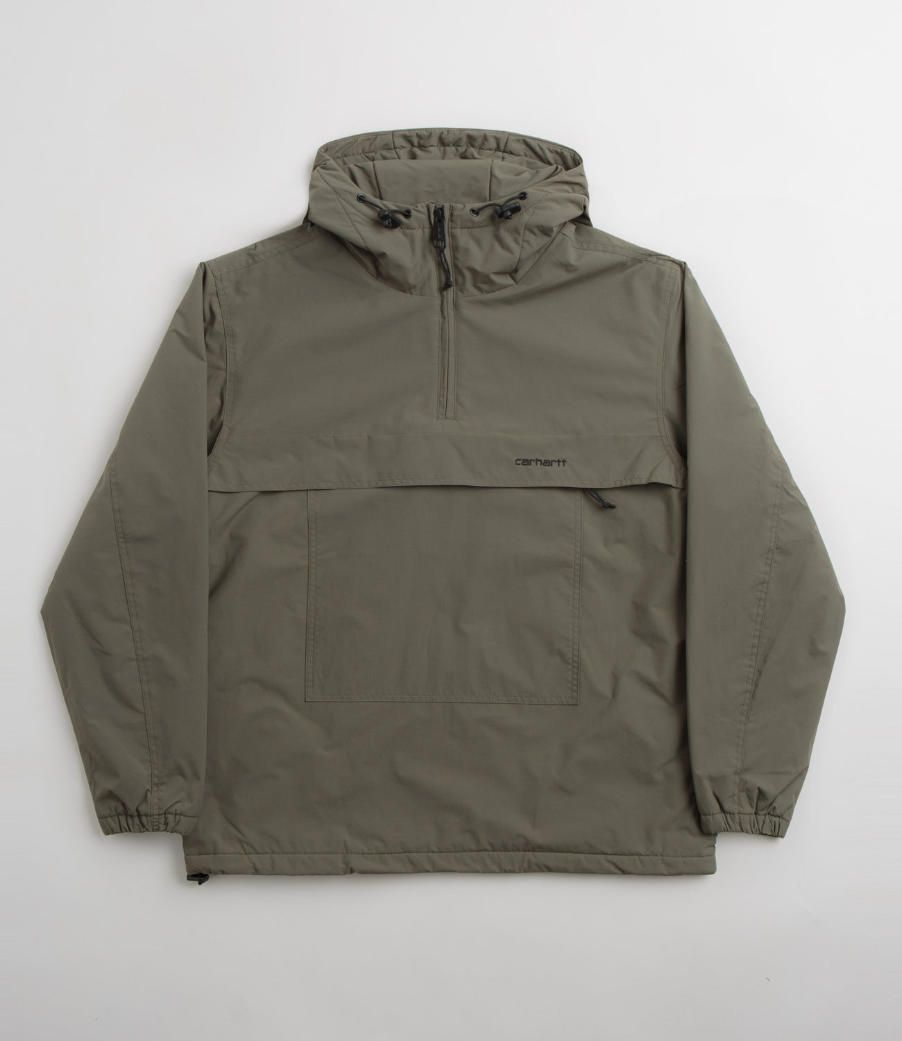 Carhartt Windbreaker Pullover Jacket - Seaweed / Black