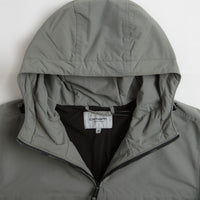 Carhartt Windbreaker Pullover Jacket - Smoke Green / Black thumbnail