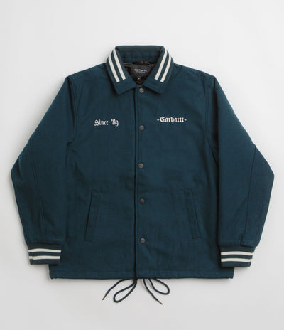 Carhartt Wool Coach Jacket - Deep Lagoon / Wax