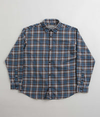 Carhartt Yuma Shirt Twill Flannel Shirt - Storm Blue