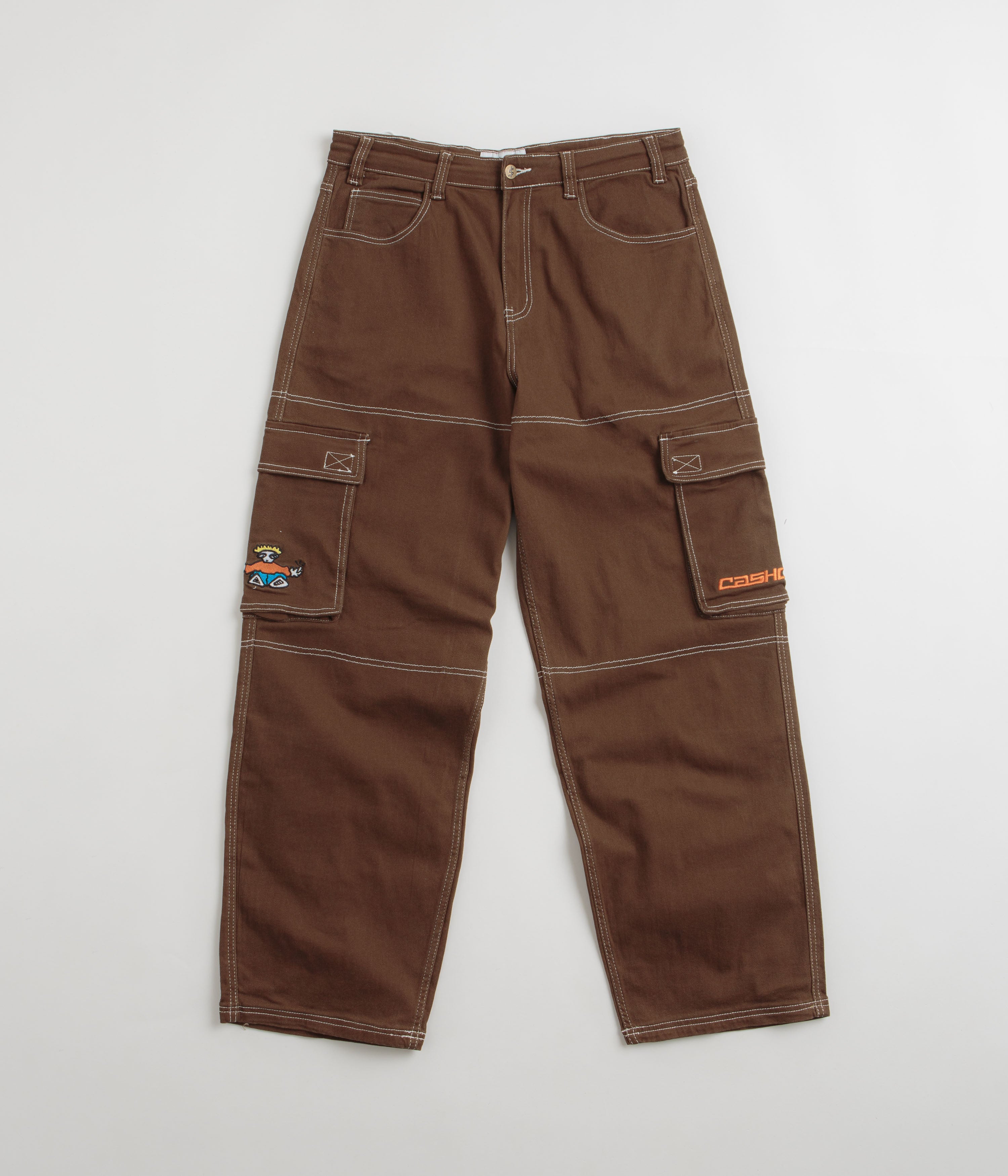 Cash Only Aleka Cargo Jeans - Washed Army | Flatspot