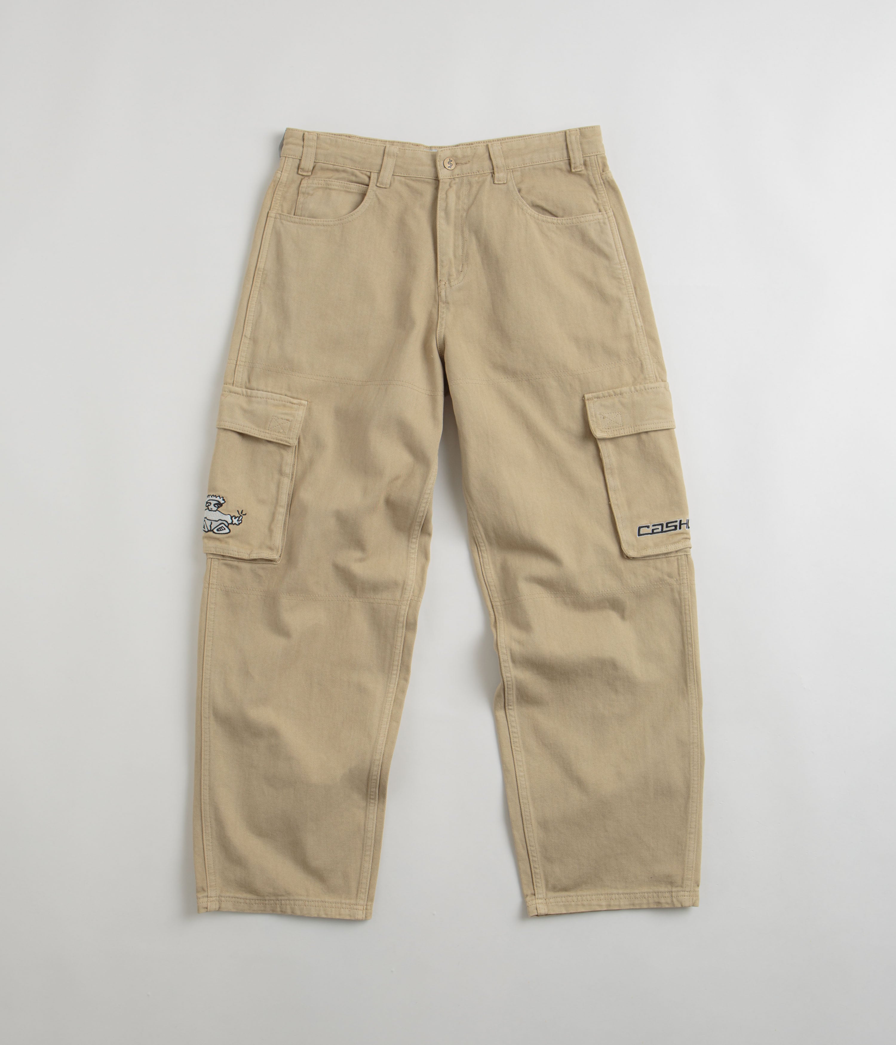 Cash Only Aleka Cargo Jeans - Washed Army | Flatspot