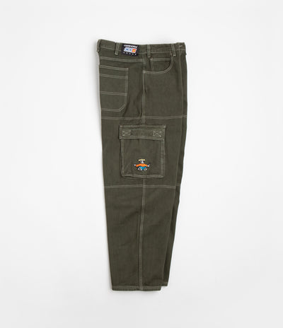 Cash Only Aleka Cargo Jeans - Washed Army