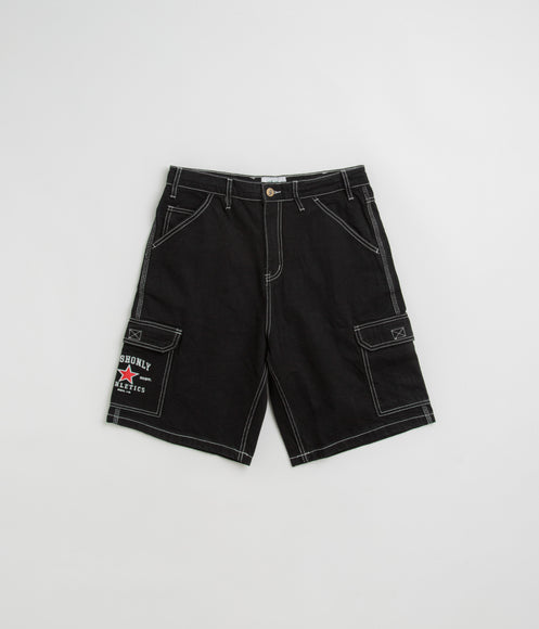 Cash Only Athletics Denim Shorts - Washed Black