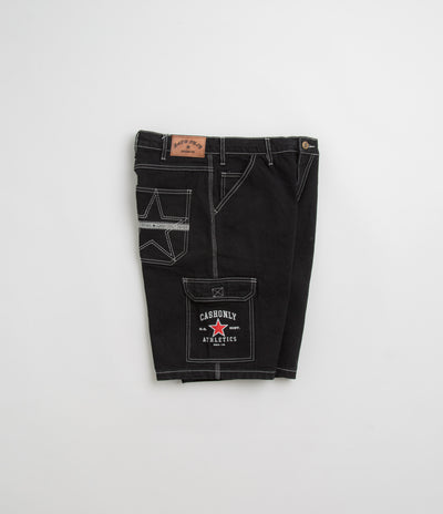 Cash Only Athletics Denim Shorts - Washed Black