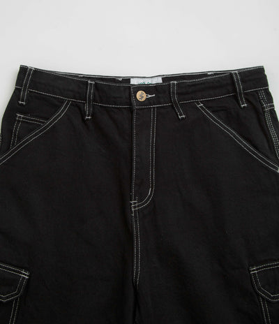 Cash Only Athletics Denim Shorts - Washed Black