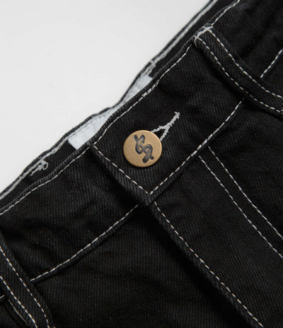 Cash Only Athletics Denim Shorts - Washed Black