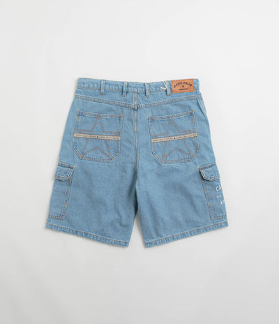 Cash Only Athletics Denim Shorts - Washed Indigo