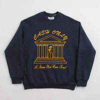 Cash Only Bank Crewneck Sweatshirt - Deep Navy thumbnail