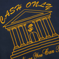 Cash Only Bank Crewneck Sweatshirt - Deep Navy thumbnail