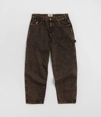 Cash Only Blockout Denim Jeans - Acid Brown Wash