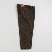 Cash Only Blockout Denim Jeans - Acid Brown Wash thumbnail