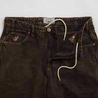 Cash Only Blockout Denim Jeans - Acid Brown Wash thumbnail