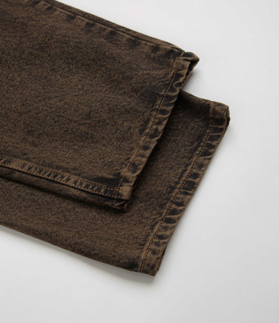 Cash Only Blockout Denim Jeans - Acid Brown Wash