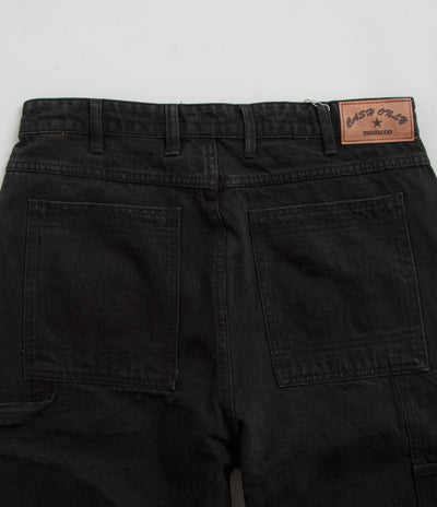 Cash Only Blockout Denim Jeans - Washed Black