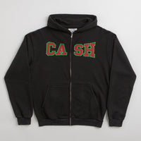 Cash Only Campus Zip-Thru Hoodie - Washed Black thumbnail