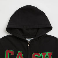 Cash Only Campus Zip-Thru Hoodie - Washed Black thumbnail